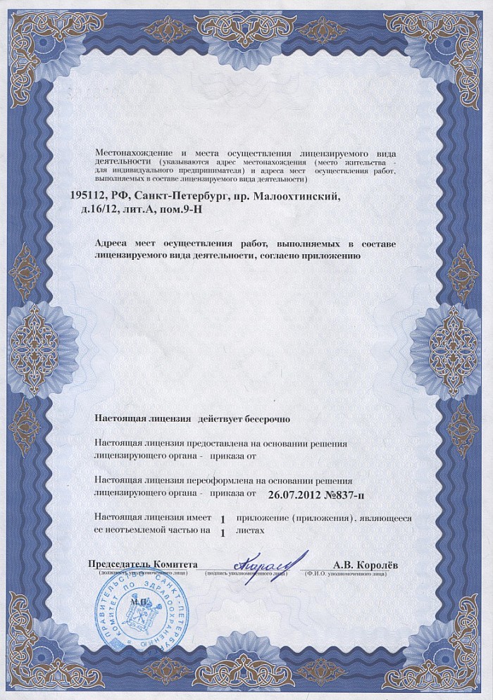 Лицензия на осуществление фармацевтической деятельности в Борском
